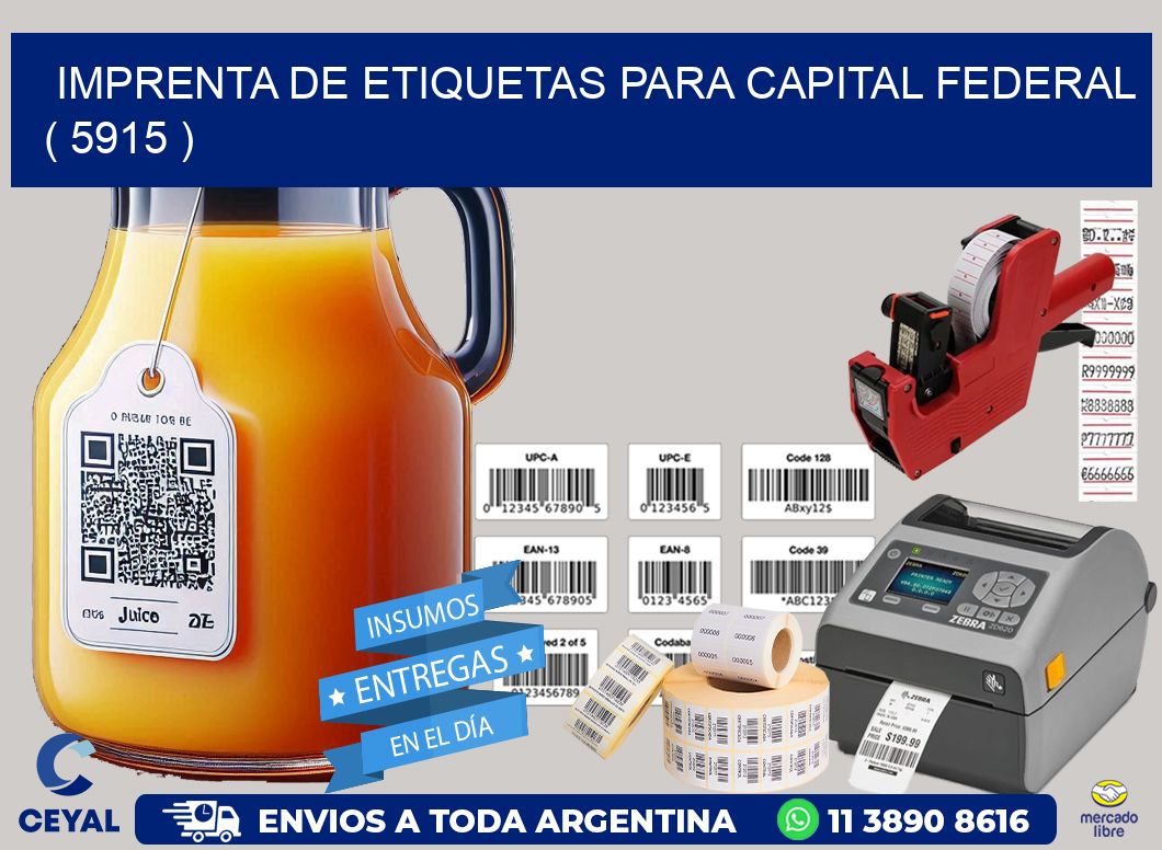 imprenta de etiquetas para capital federal  ( 5915 )