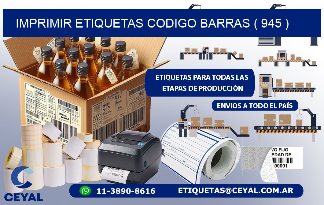 imprimir etiquetas codigo barras ( 945 )