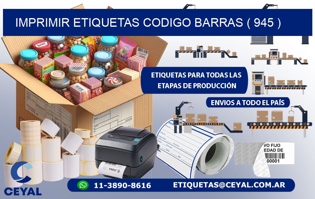 imprimir etiquetas codigo barras ( 945 )