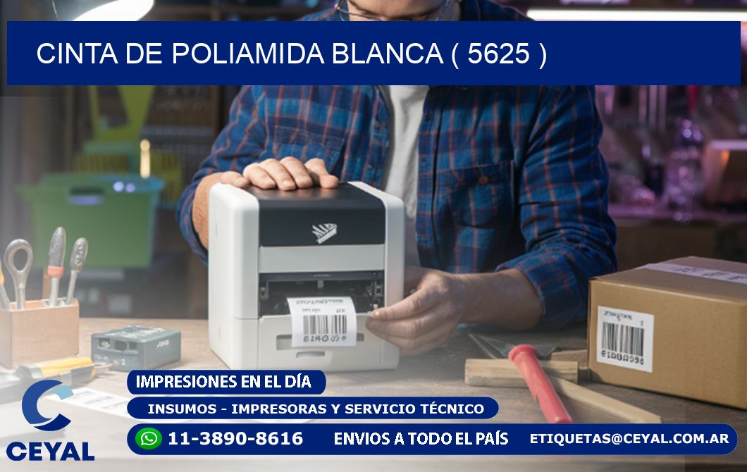 CINTA DE POLIAMIDA BLANCA ( 5625 )