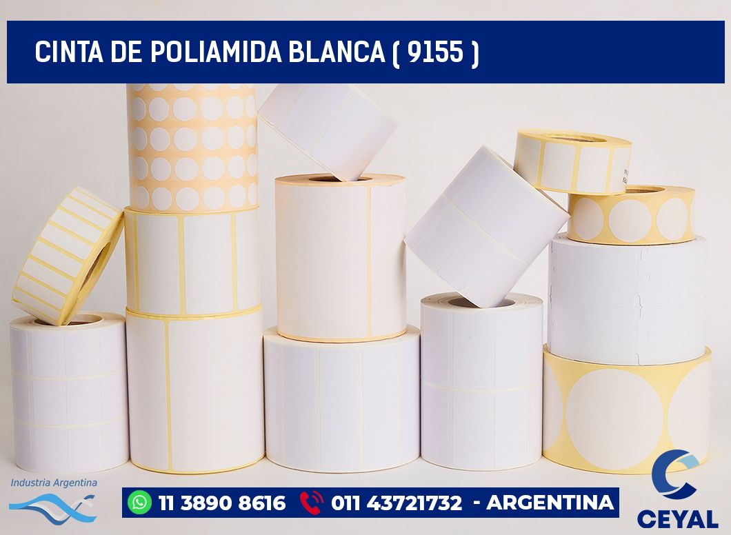 CINTA DE POLIAMIDA BLANCA ( 9155 )