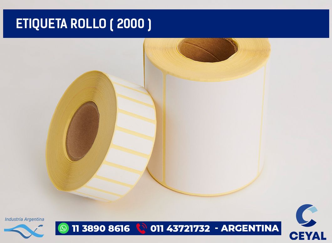 ETIQUETA ROLLO ( 2000 )