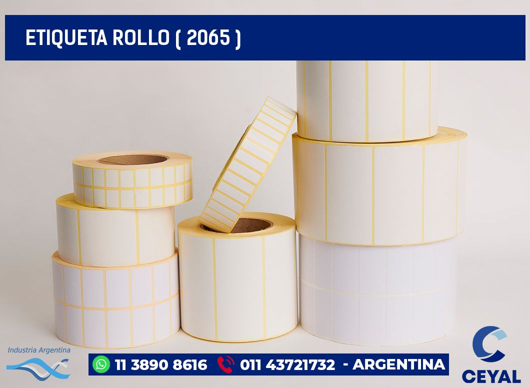 ETIQUETA ROLLO ( 2065 )