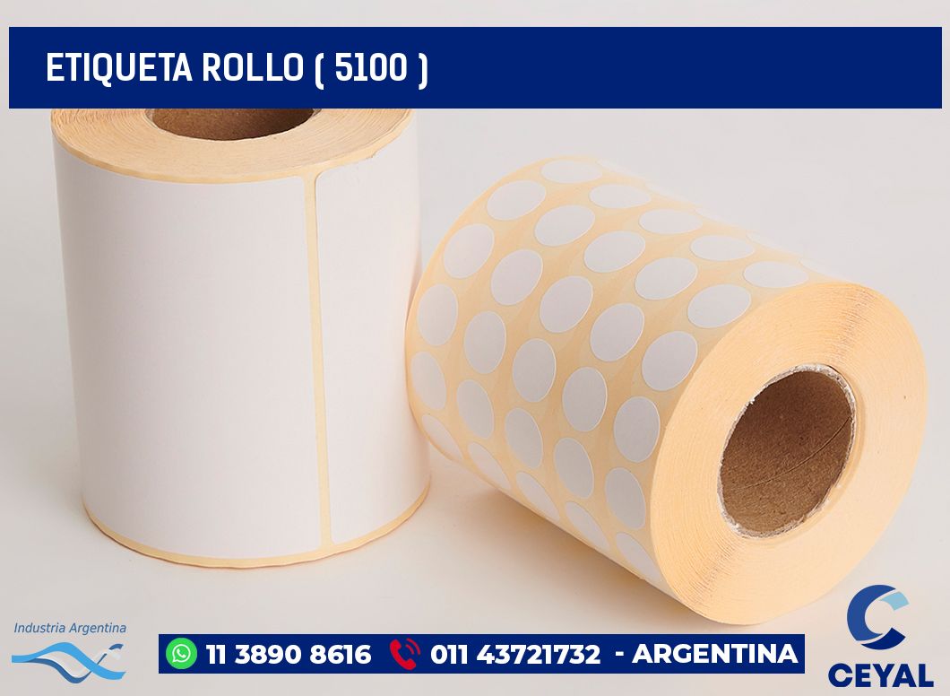 ETIQUETA ROLLO ( 5100 )