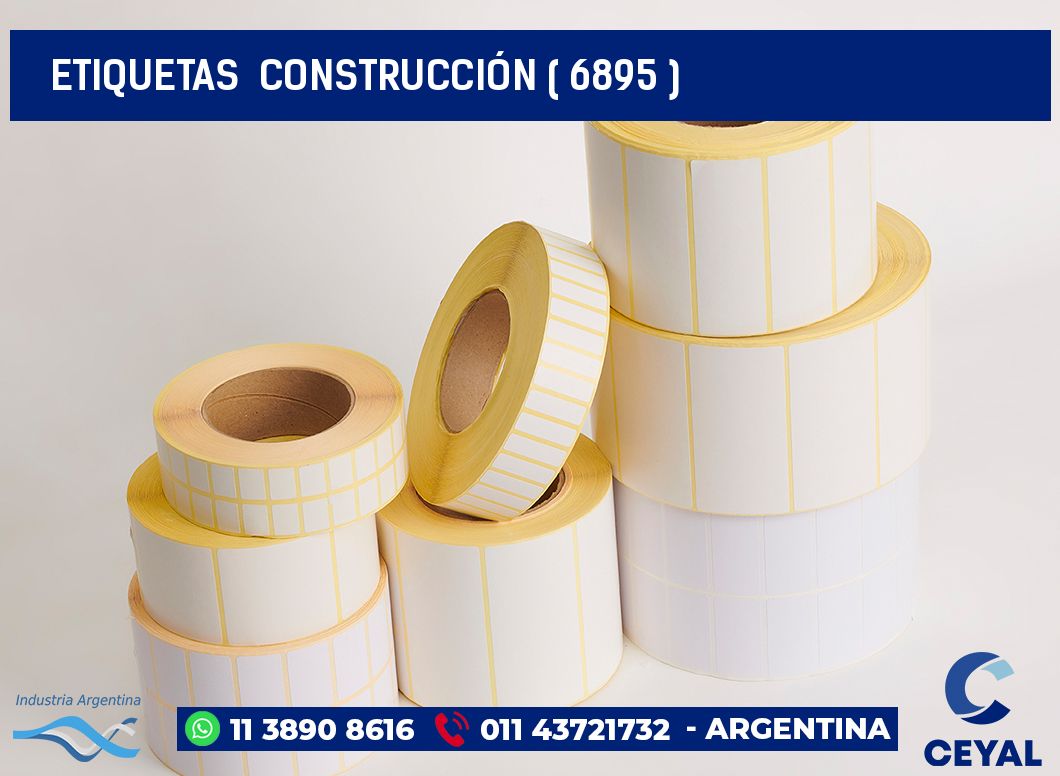 ETIQUETAS  CONSTRUCCIÓN ( 6895 )