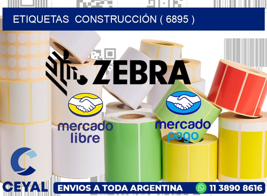 ETIQUETAS  CONSTRUCCIÓN ( 6895 )