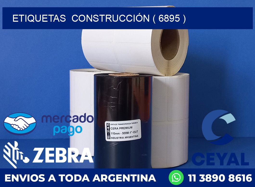 ETIQUETAS  CONSTRUCCIÓN ( 6895 )