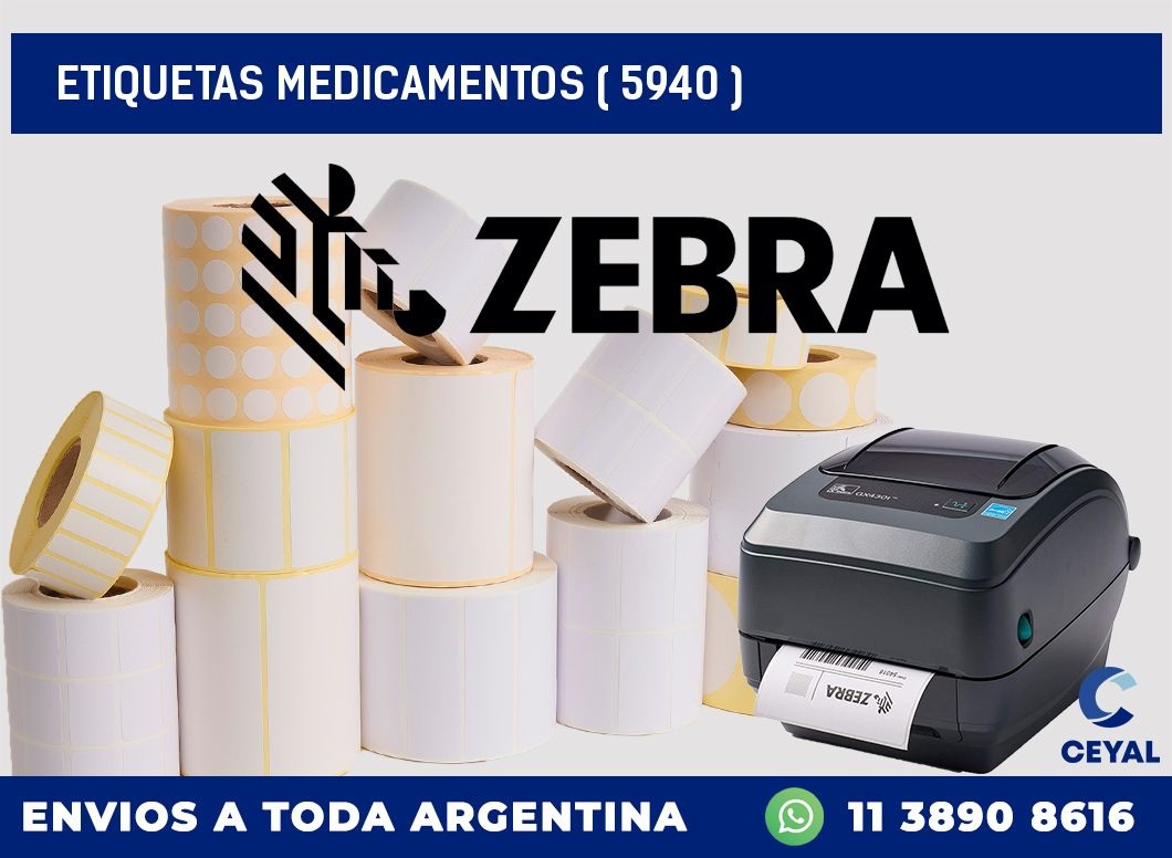 ETIQUETAS MEDICAMENTOS ( 5940 )