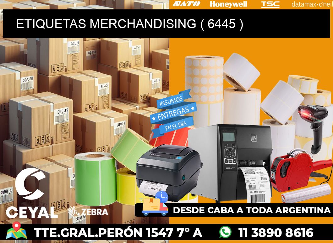 ETIQUETAS MERCHANDISING ( 6445 )