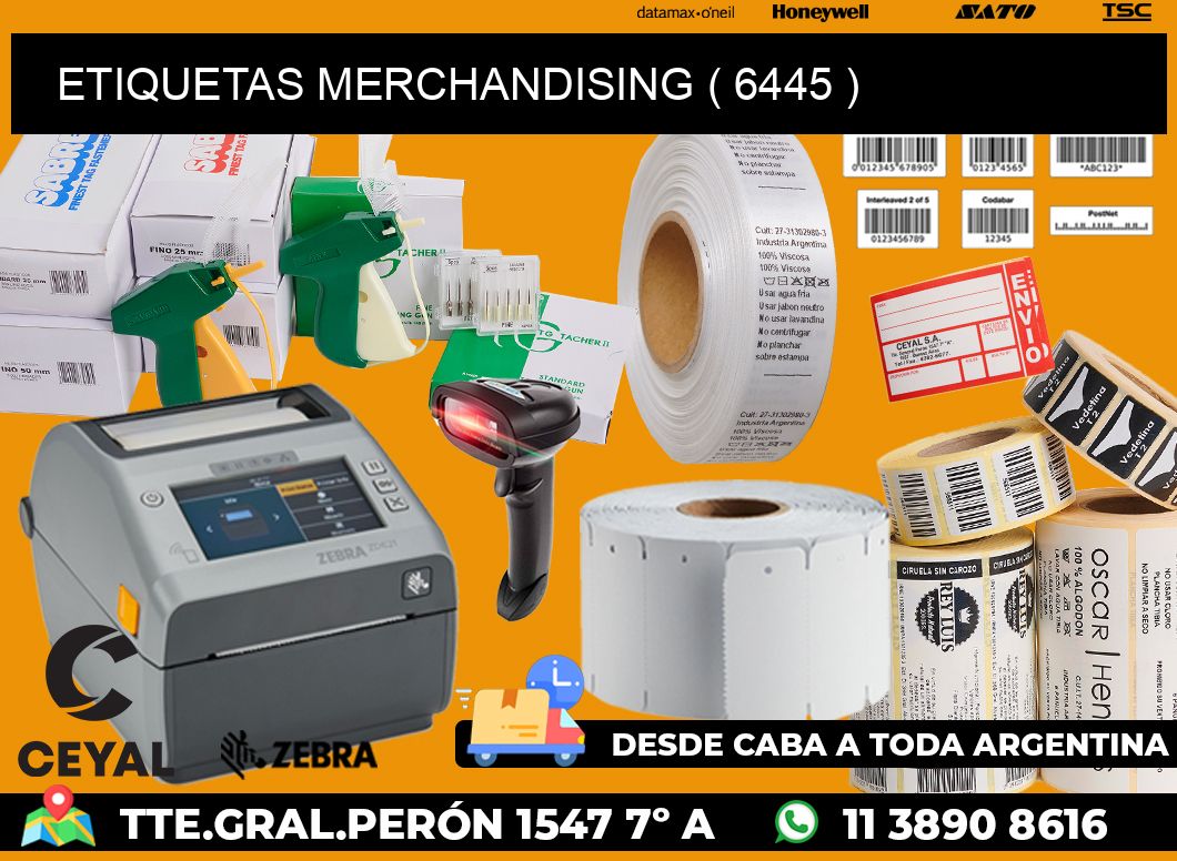 ETIQUETAS MERCHANDISING ( 6445 )