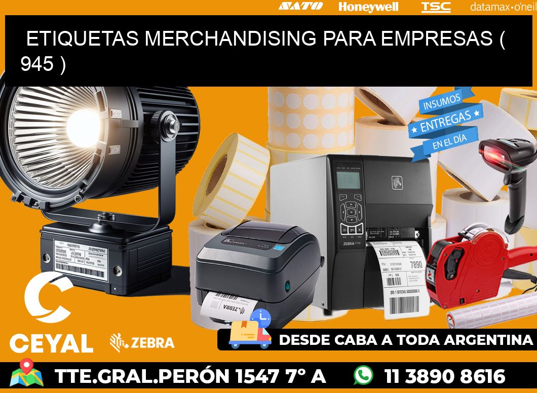 ETIQUETAS MERCHANDISING PARA EMPRESAS ( 945 )