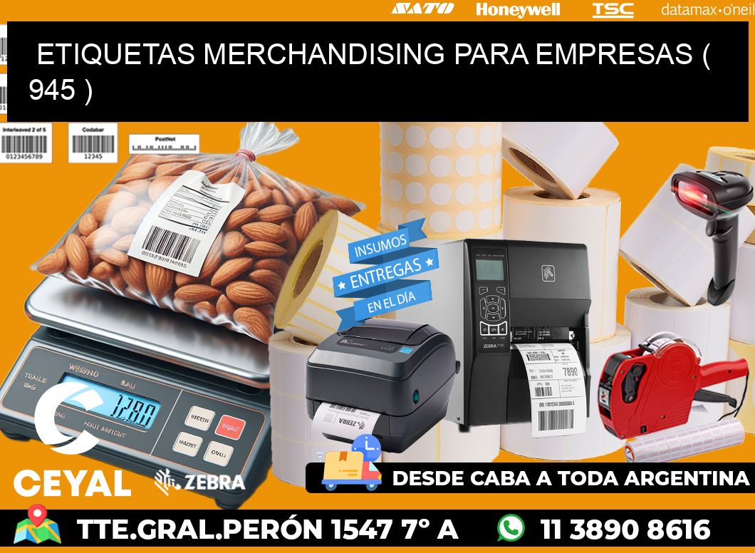 ETIQUETAS MERCHANDISING PARA EMPRESAS ( 945 )