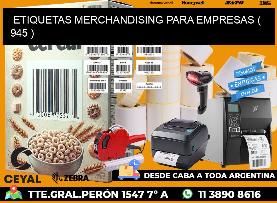 ETIQUETAS MERCHANDISING PARA EMPRESAS ( 945 )