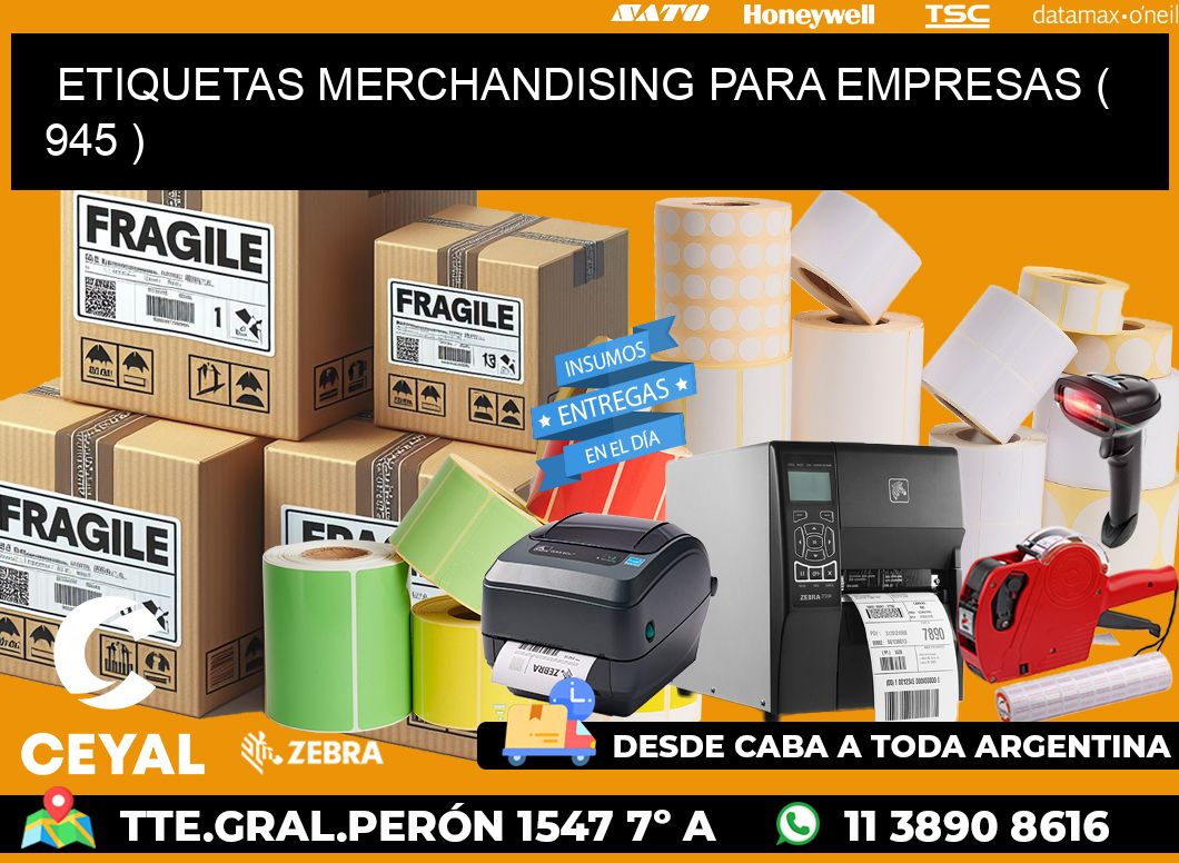 ETIQUETAS MERCHANDISING PARA EMPRESAS ( 945 )