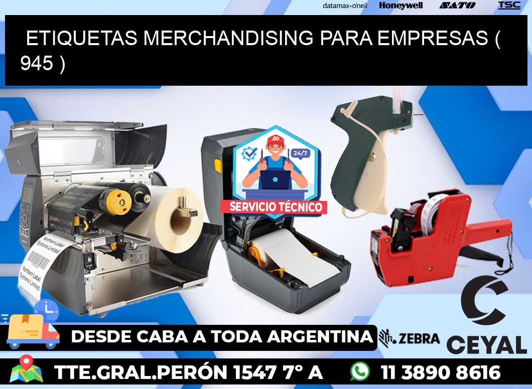 ETIQUETAS MERCHANDISING PARA EMPRESAS ( 945 )