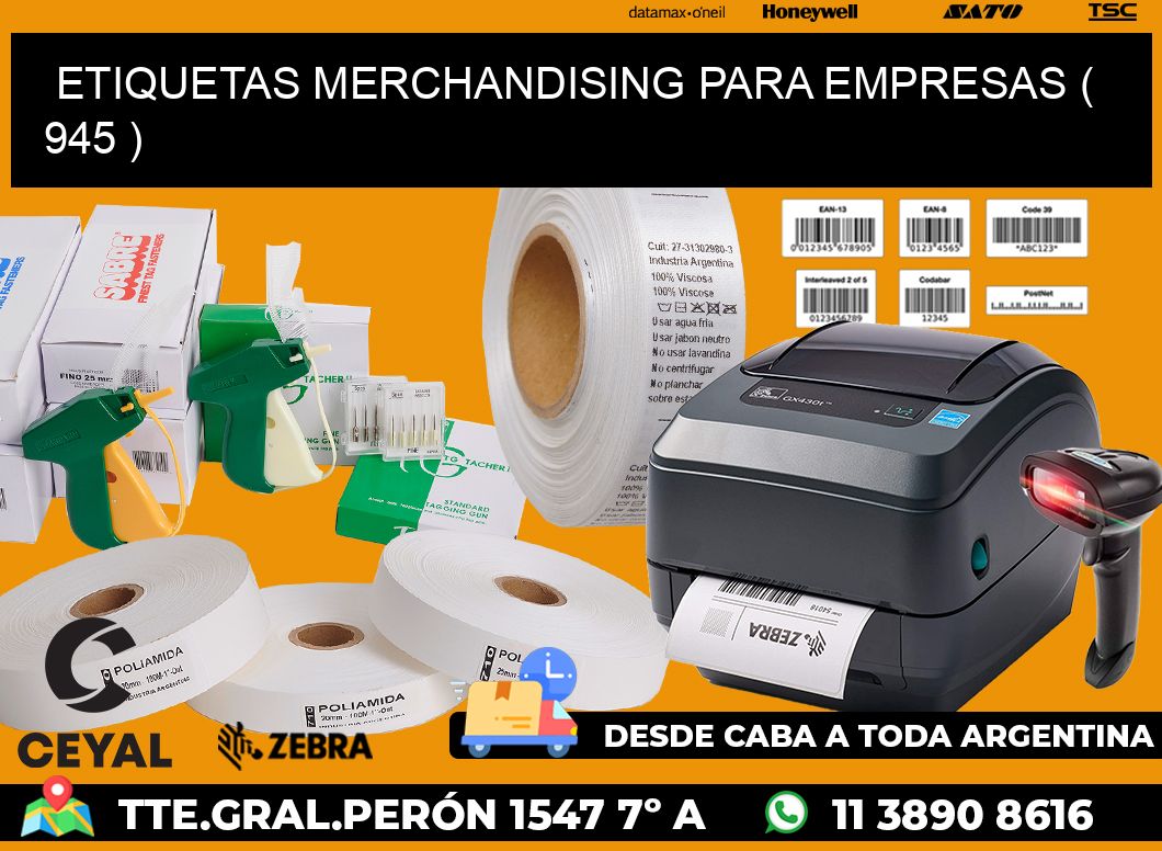 ETIQUETAS MERCHANDISING PARA EMPRESAS ( 945 )