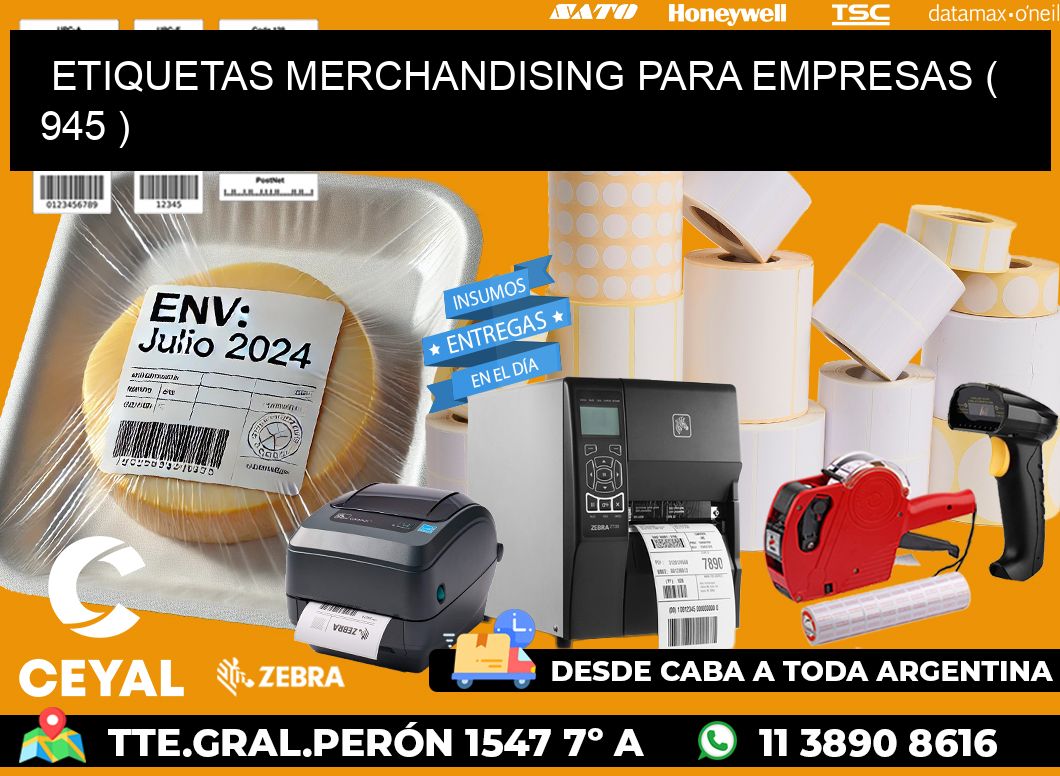 ETIQUETAS MERCHANDISING PARA EMPRESAS ( 945 )