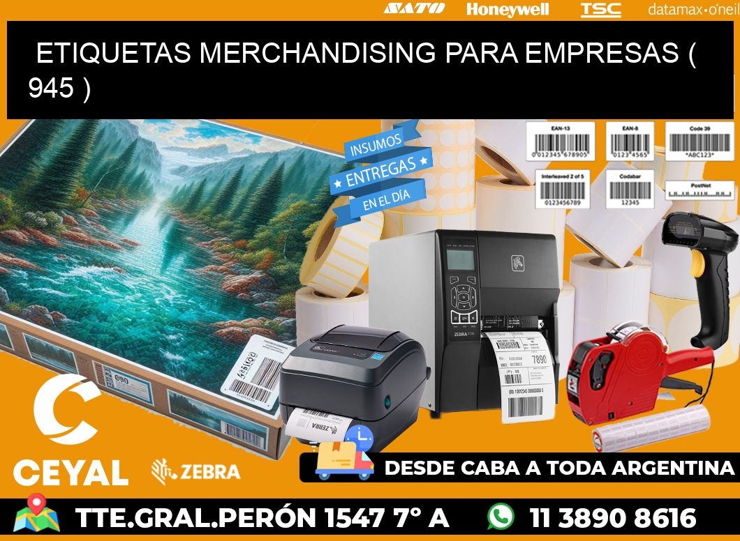 ETIQUETAS MERCHANDISING PARA EMPRESAS ( 945 )