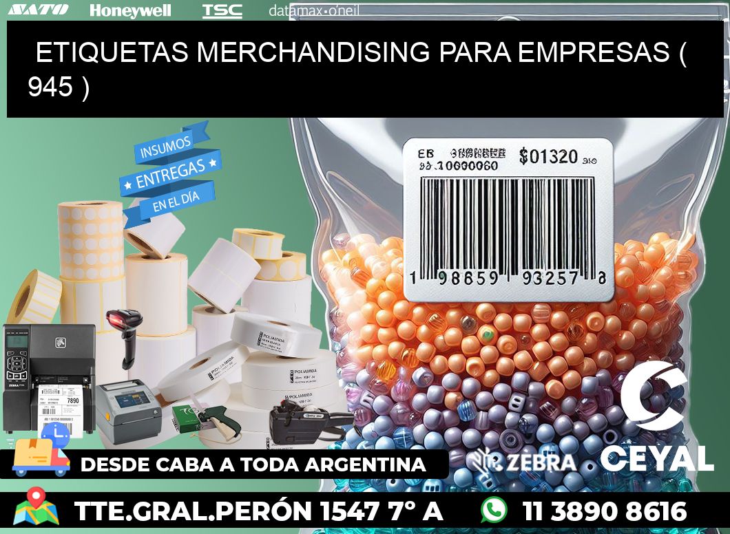 ETIQUETAS MERCHANDISING PARA EMPRESAS ( 945 )