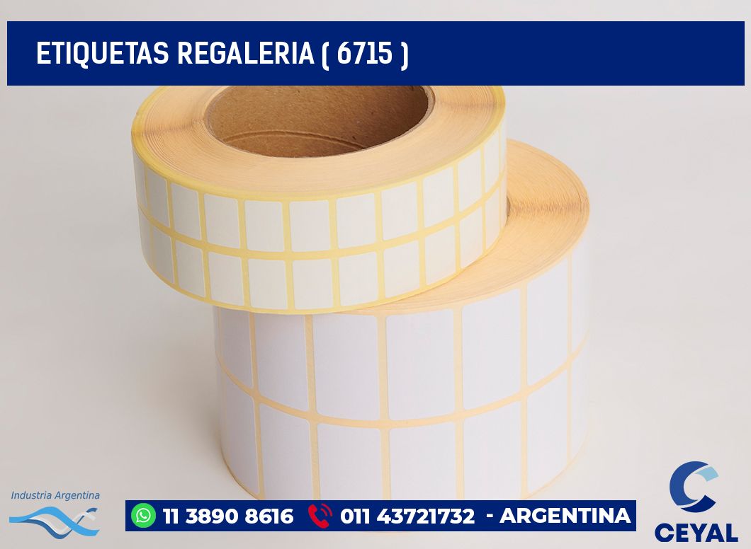 ETIQUETAS REGALERIA ( 6715 )