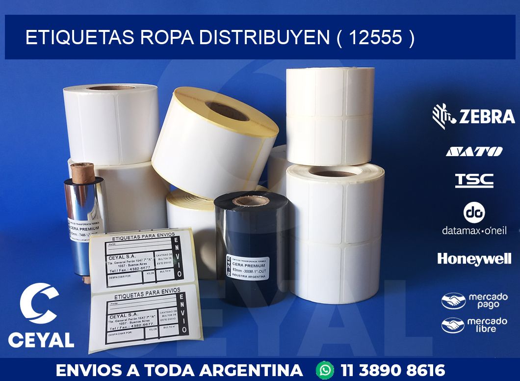 ETIQUETAS ROPA DISTRIBUYEN ( 12555 )