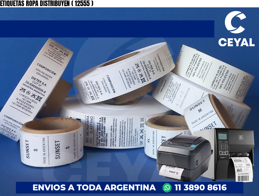 ETIQUETAS ROPA DISTRIBUYEN ( 12555 )