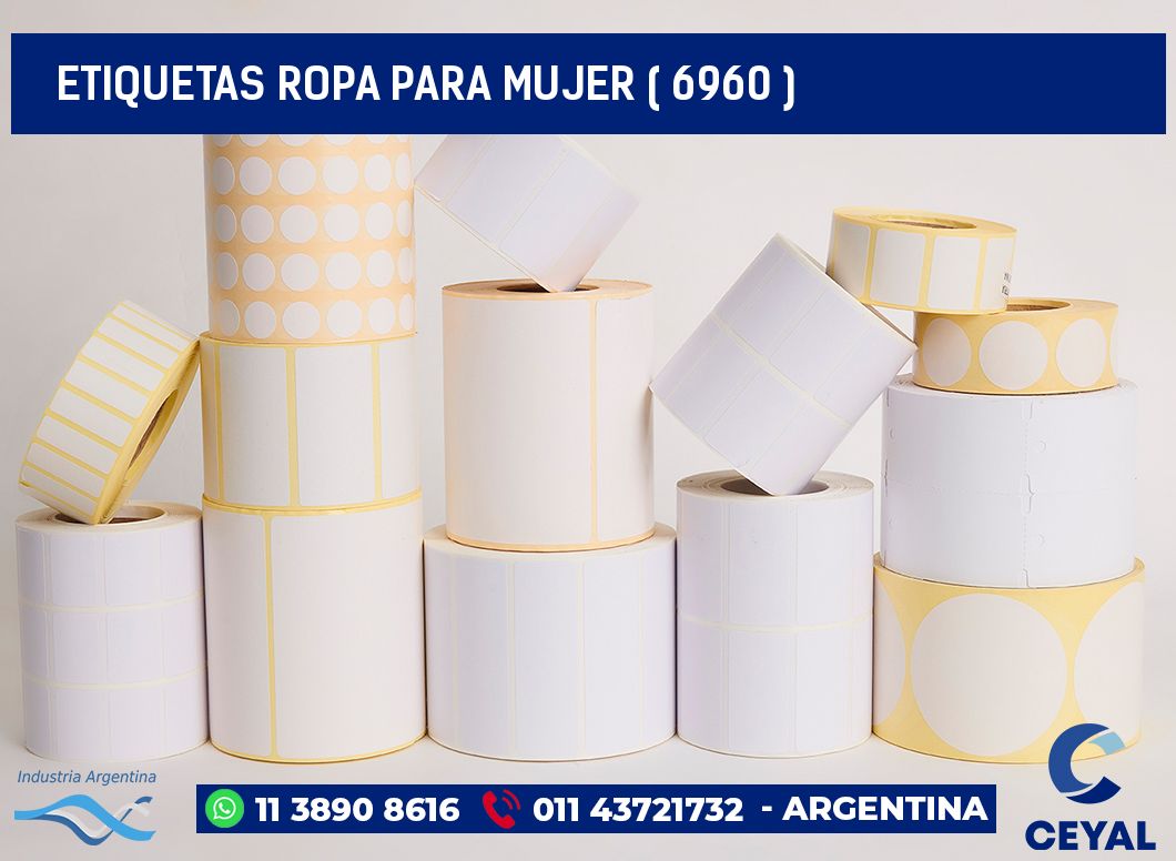 ETIQUETAS ROPA PARA MUJER ( 6960 )