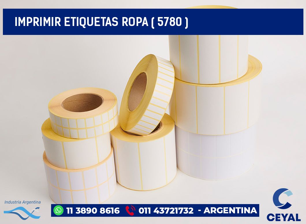 IMPRIMIR ETIQUETAS ROPA ( 5780 )