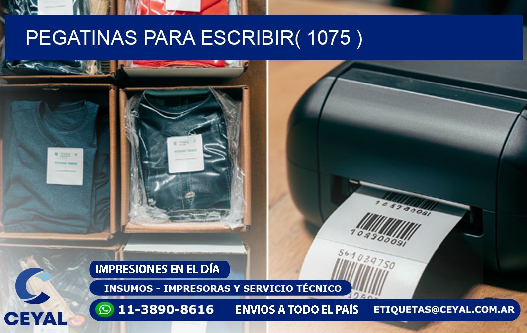 PEGATINAS PARA ESCRIBIR( 1075 )