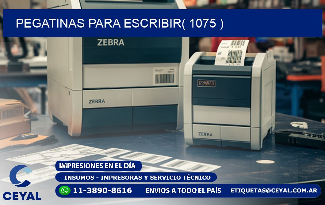 PEGATINAS PARA ESCRIBIR( 1075 )