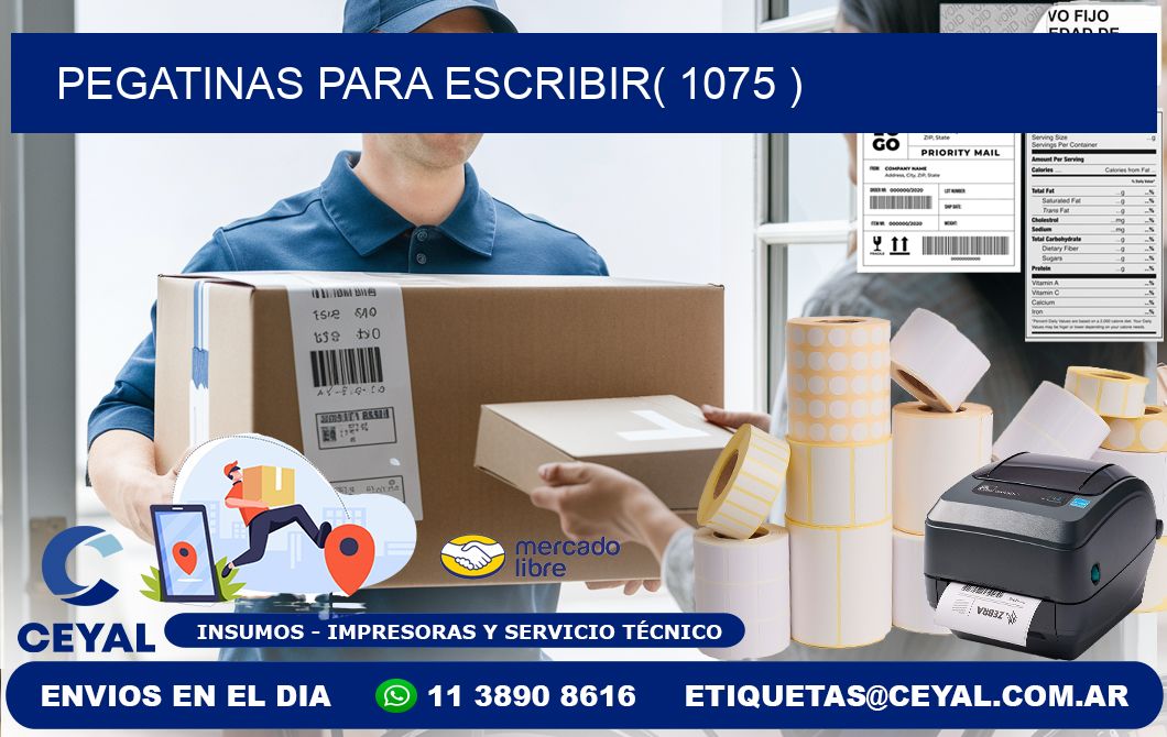 PEGATINAS PARA ESCRIBIR( 1075 )