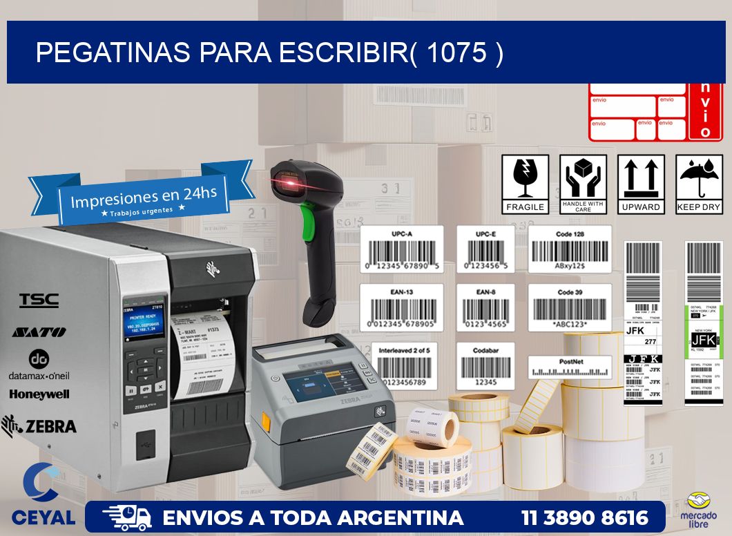 PEGATINAS PARA ESCRIBIR( 1075 )