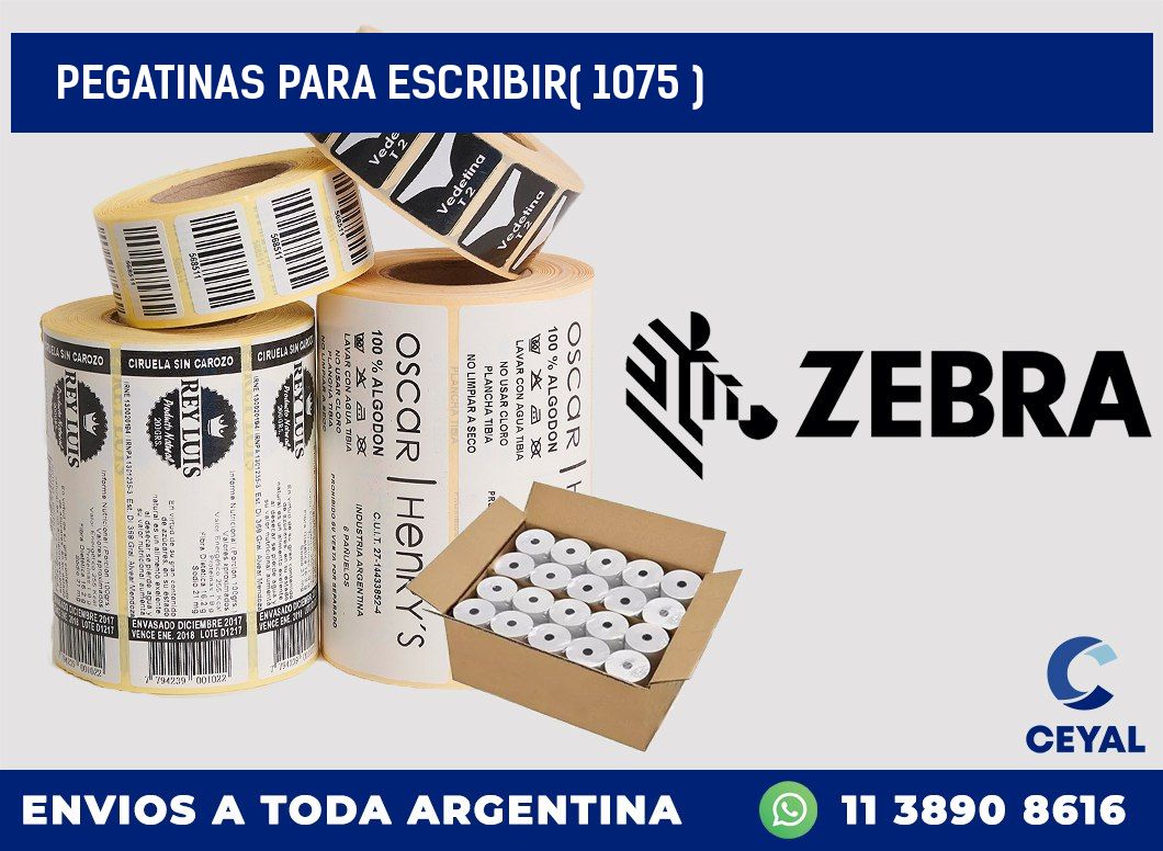 PEGATINAS PARA ESCRIBIR( 1075 )