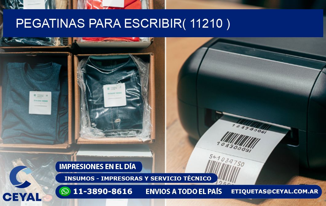 PEGATINAS PARA ESCRIBIR( 11210 )