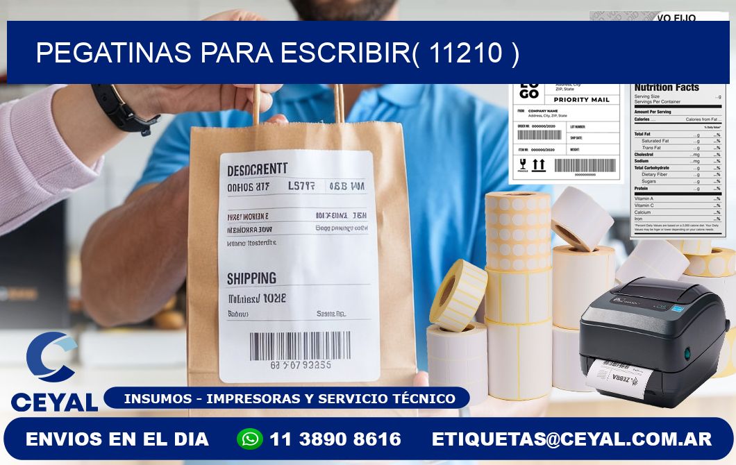 PEGATINAS PARA ESCRIBIR( 11210 )