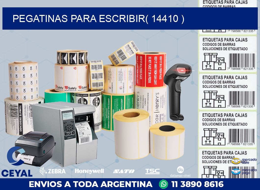 PEGATINAS PARA ESCRIBIR( 14410 )