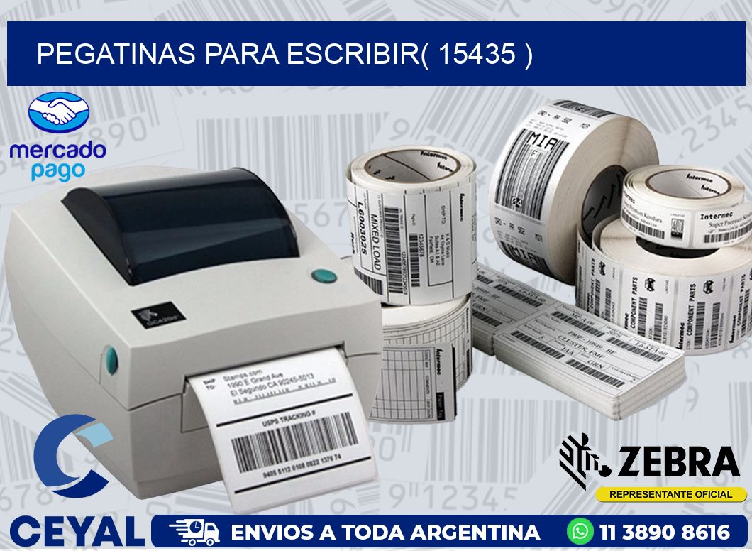 PEGATINAS PARA ESCRIBIR( 15435 )