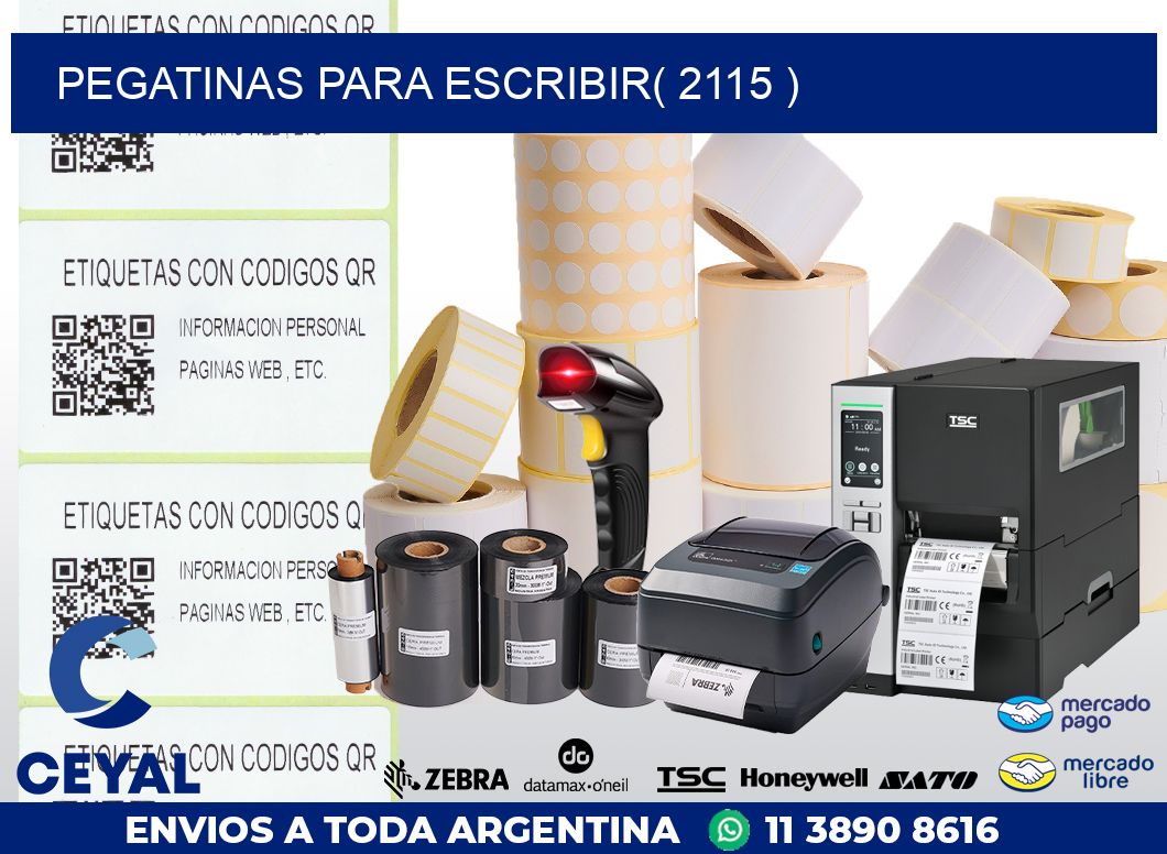 PEGATINAS PARA ESCRIBIR( 2115 )