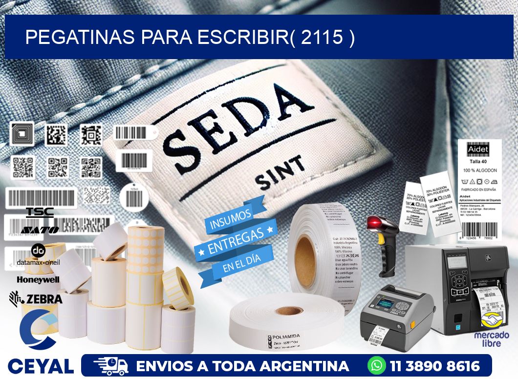 PEGATINAS PARA ESCRIBIR( 2115 )