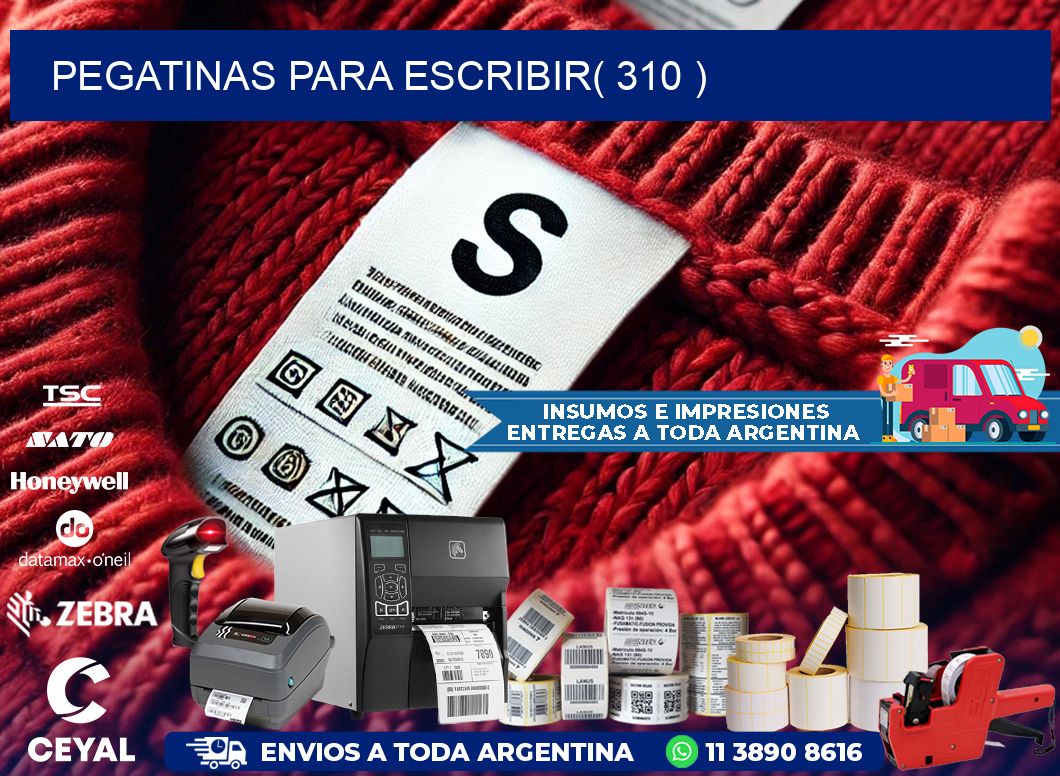 PEGATINAS PARA ESCRIBIR( 310 )