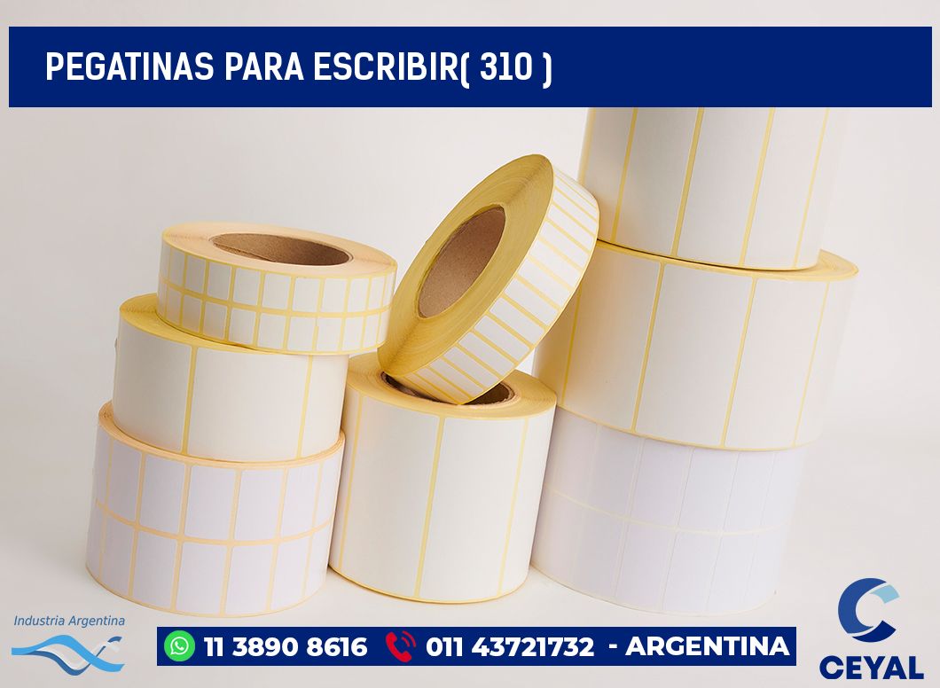 PEGATINAS PARA ESCRIBIR( 310 )