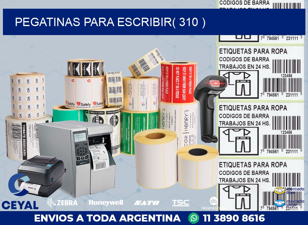 PEGATINAS PARA ESCRIBIR( 310 )