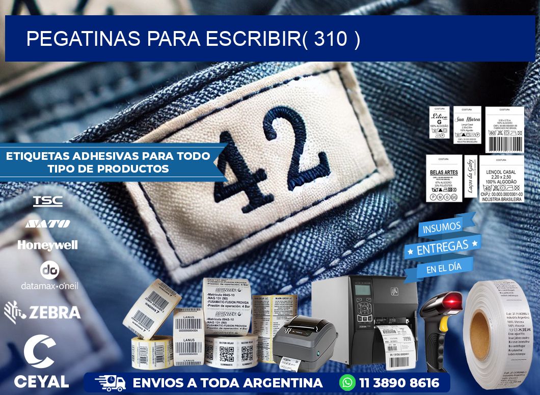 PEGATINAS PARA ESCRIBIR( 310 )