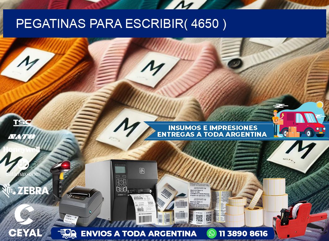 PEGATINAS PARA ESCRIBIR( 4650 )