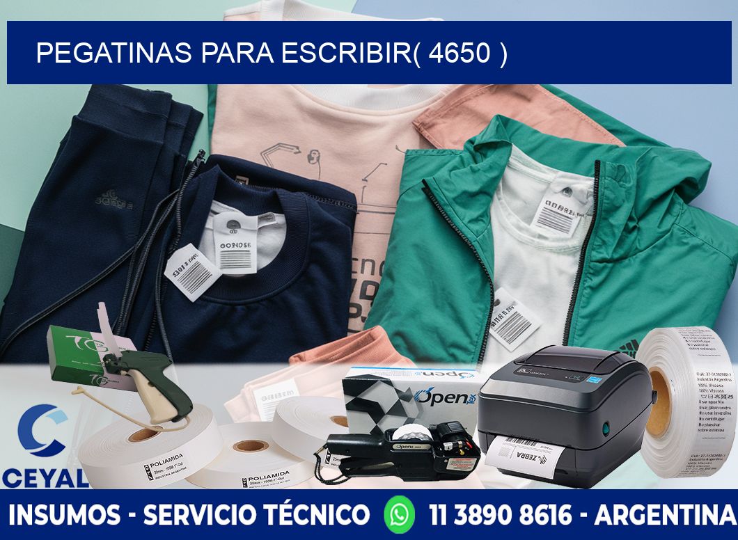 PEGATINAS PARA ESCRIBIR( 4650 )