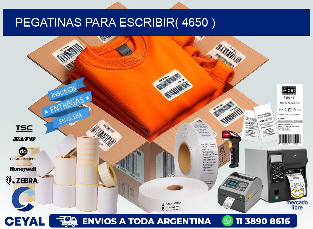 PEGATINAS PARA ESCRIBIR( 4650 )