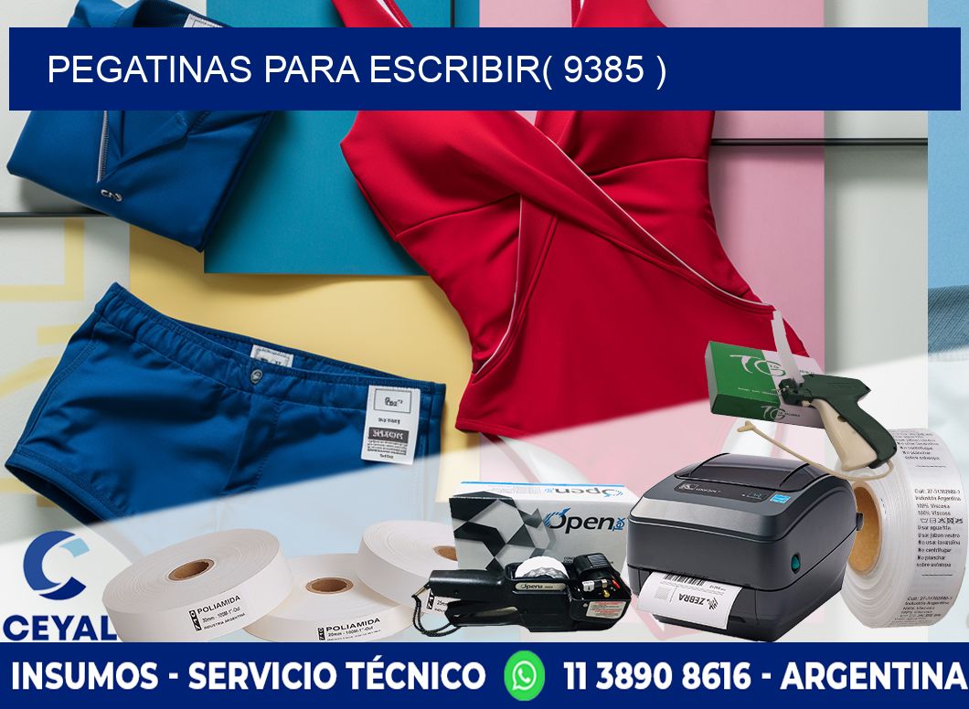 PEGATINAS PARA ESCRIBIR( 9385 )