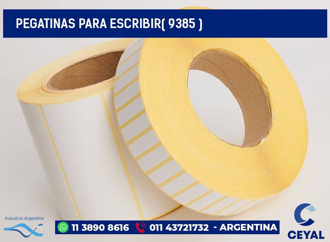 PEGATINAS PARA ESCRIBIR( 9385 )