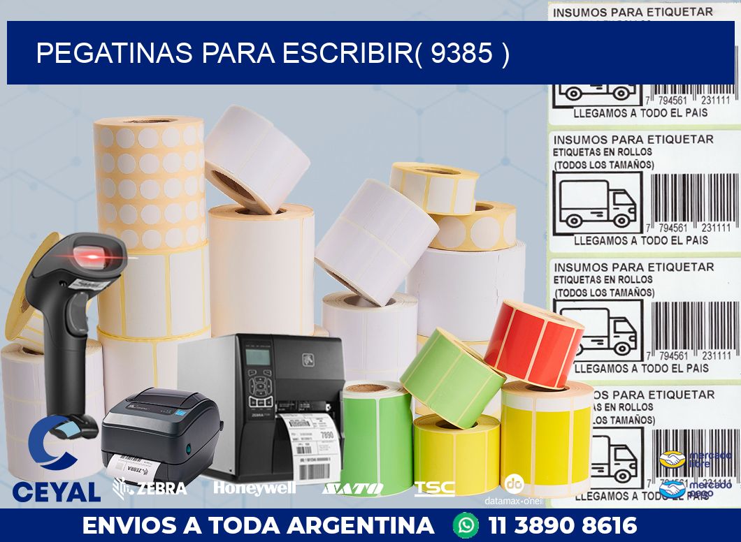 PEGATINAS PARA ESCRIBIR( 9385 )