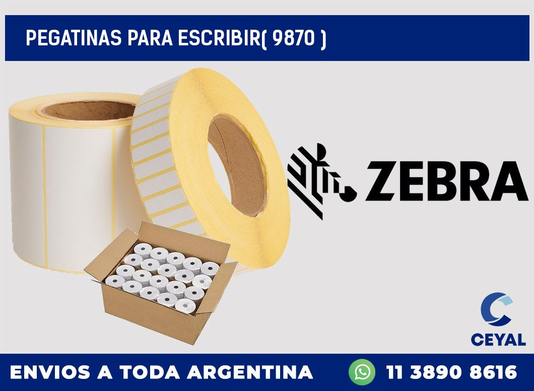 PEGATINAS PARA ESCRIBIR( 9870 )